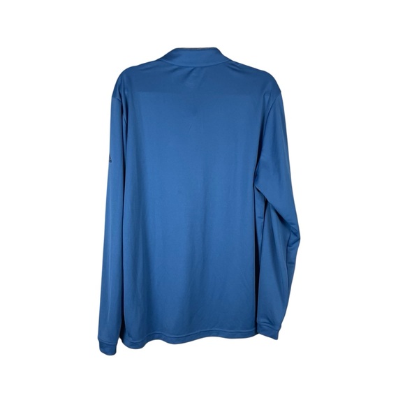 Adidas Golf Blue Quarter-Zip Pullover Long Sleeve Shirt Men’s Size L - Picture 5 of 5